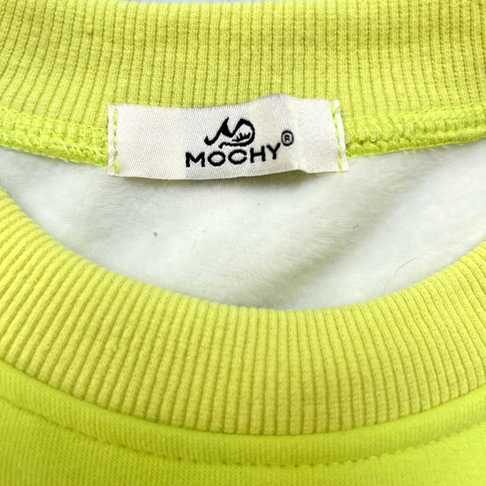 Mochy “I DON’T SLEEP” Neon Yellow Green Purple Size OS One Size Cotton - Picture 5 of 7